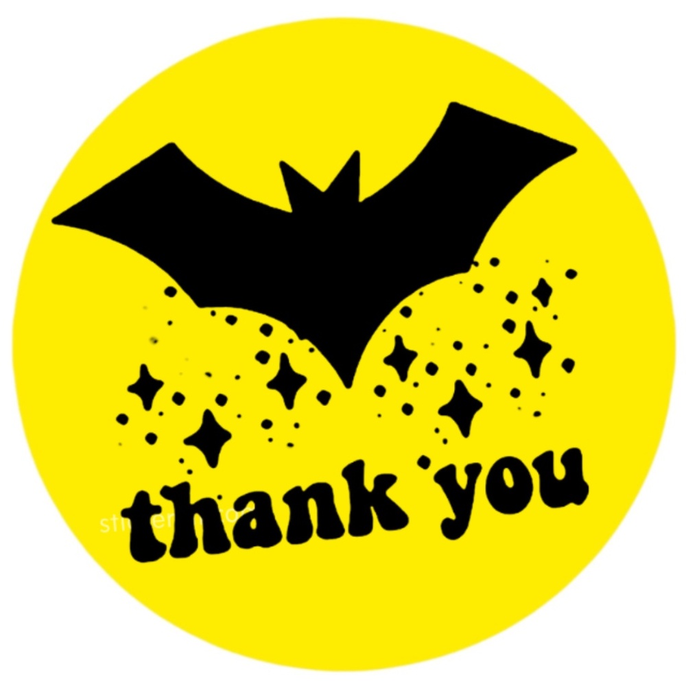 Spooky Small Business Thank You Stickers, Packaging Stickers, Thank You Stickers - Picture 5 of 13